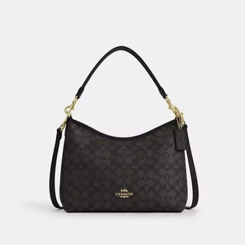 CoachLaurel Shoulder Bag Signature Canvas