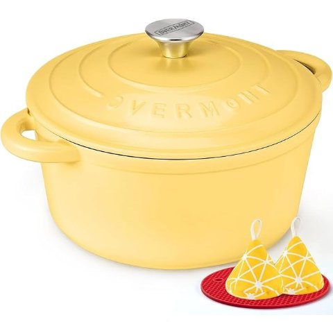 Overmont 珐琅铸铁锅 5.2L