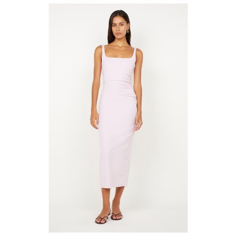 AVELINE TUCK 中长连衣裙