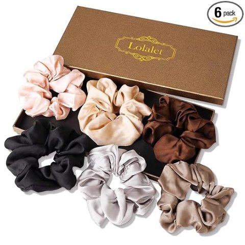 Lolalet 丝绸发圈 6色装