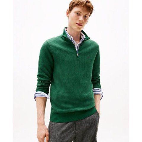 Tommy HilfigerMen s Pima Cotton Cashmere Two-Tone Sweater