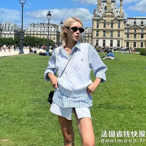 Polo Ralph Lauren搭配小马衬衫 都市丽人这不就来了@田叔特工针织无袖马甲