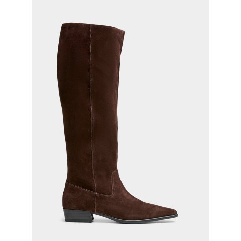 Vagabond Shoemakers36-38码有货，牛麂皮材质Neila 女士高筒靴 麂皮