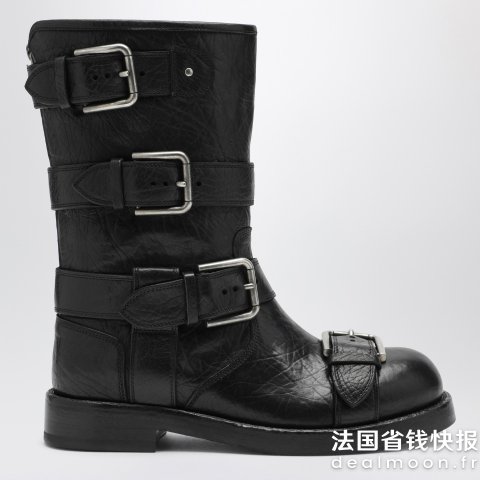 Dolce&Gabbana 皮革长靴 黑色