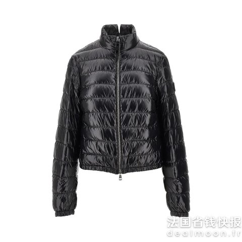 蒙口联名 黑色羽绒夹克