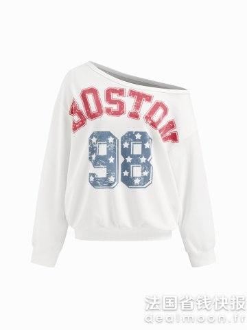 Knit Fabric 98 Boston Star不对称卫衣