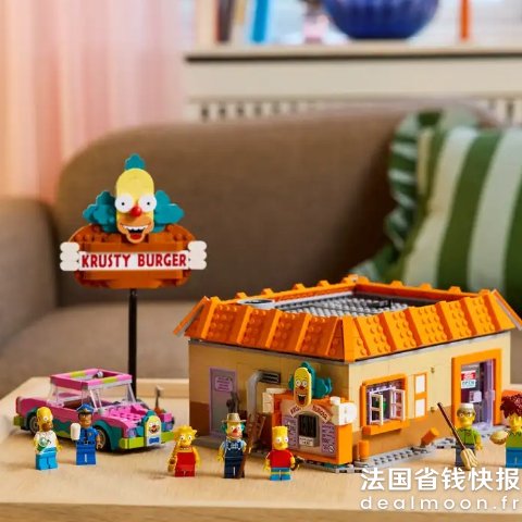 LegoThe Simpsons Krusty Burger 主题玩具