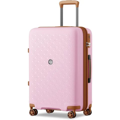KONO 行李箱 TSA锁 4轮 粉色