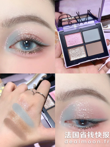 试色@林脸红 未来感十足！限定眼影盘