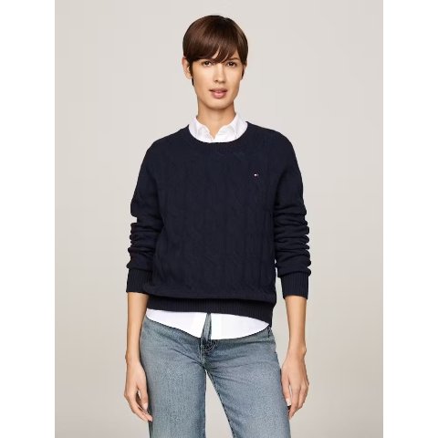 Pure Wool 扭花针织毛衣