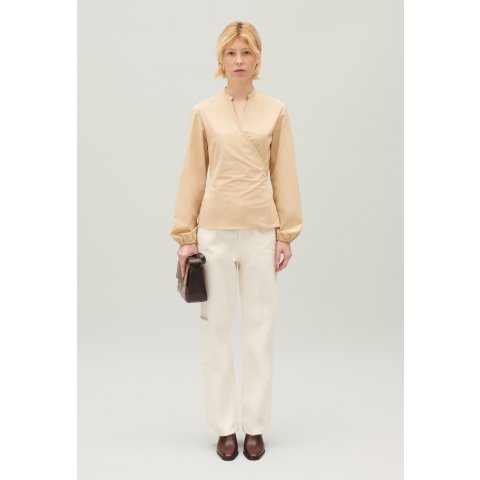 Cache-coeur 沙色女衬衫