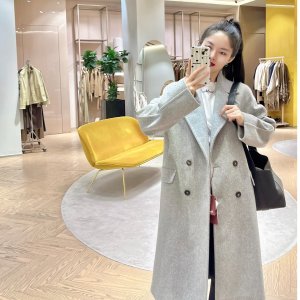 S Max Mara双排扣羊毛大衣