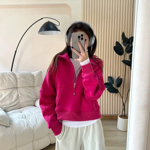 Lululemon@橙子小七Scuba 卫衣