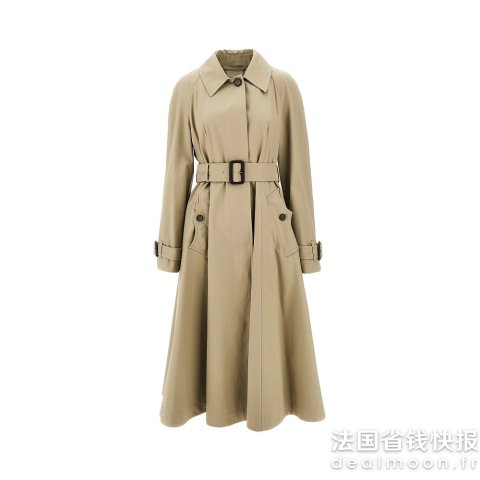 Burberry长款伞裙风衣