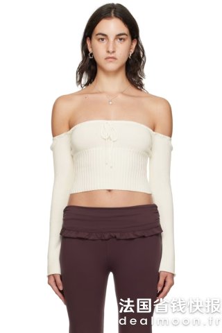 Guzio Bayberi 白色毛衣