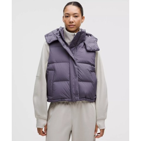 Wunder Puff 600-Down-Fill Cropped Vest