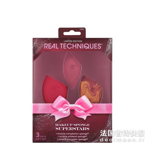 Real Techniquesjie么便宜？这可是圣诞限定！美妆蛋3只