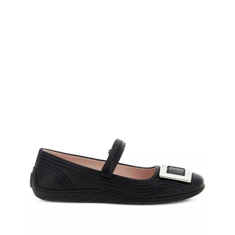 Roger VivierViv Low Leather Ballet Flats