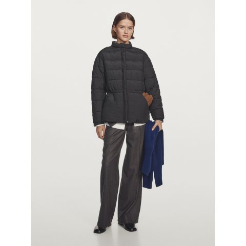 Massimo DuttiSteppjacke 防水夹克