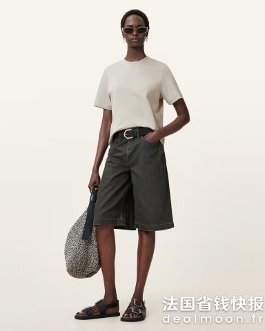 AllSaintsLisa Boxy 圆领T恤