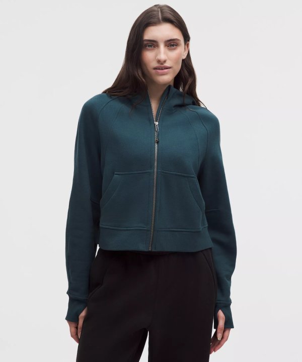 Scuba 宽松连帽拉链卫衣