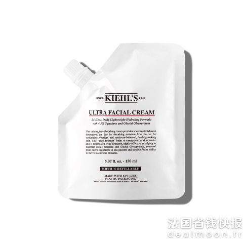 Kiehl s高保湿面霜补充装150ml