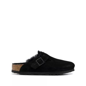 BirkenstockBoston Shearling Suede Slippers