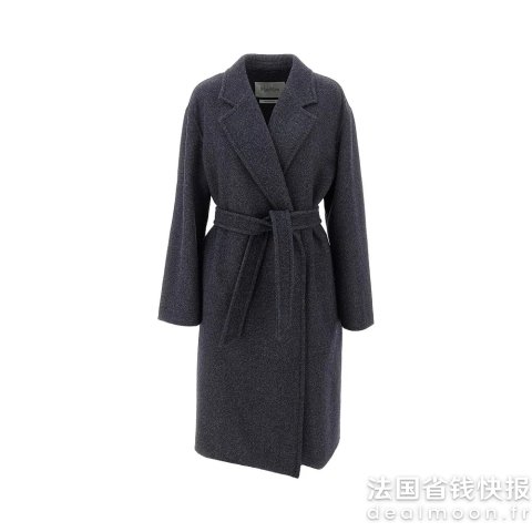 Max Mara羊毛腰带大衣 