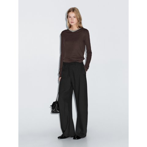 Massimo Dutti双层领T恤