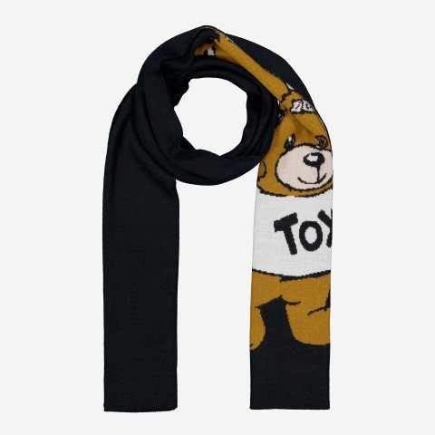 Moschino小熊围巾