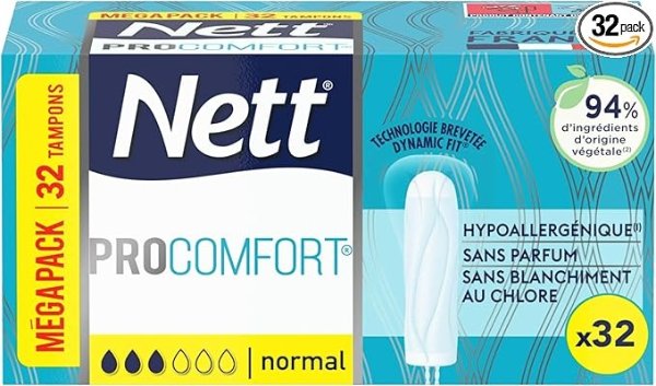 Nett ProComfort 卫生棉条 32支