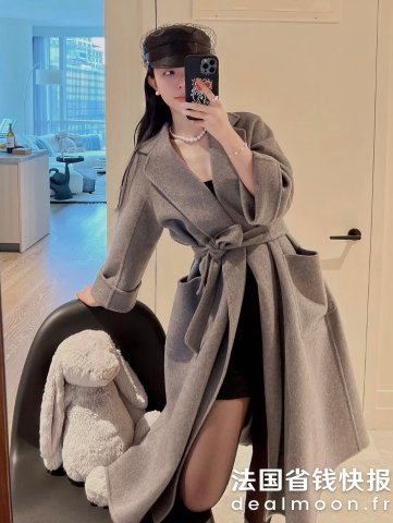 Max Mara好有气质的灰色！相似款@卡仁en灰色 Radice 大衣