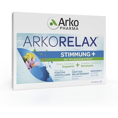 Arkopharma多途径调节心情ARKOPHARMA 植物基情绪平衡片*30