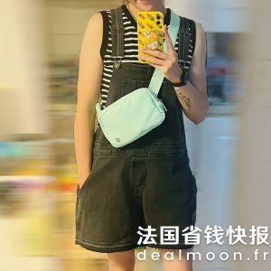 Lululemon好明媚的颜色 @easyuan便当腰包 1升 青苹果色