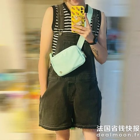 Lululemon好明媚的颜色 @easyuan便当腰包 1升 青苹果色