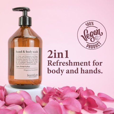 Jean & Len 牡丹荔枝洗手沐浴露 500ml