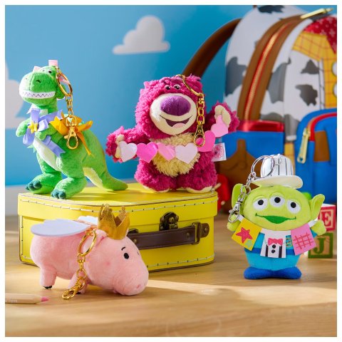 Disney草莓熊挂件Disney Lotso 钥匙扣毛绒 15.5cm