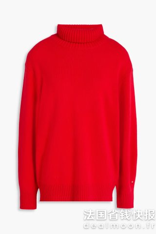 Maje羊绒混纺高领毛衣