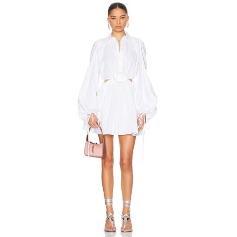 BlumarineCut Out Mini Dress