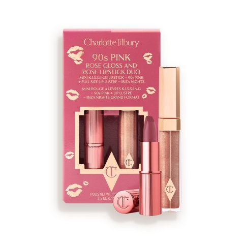 90s 粉色唇彩唇膏套装