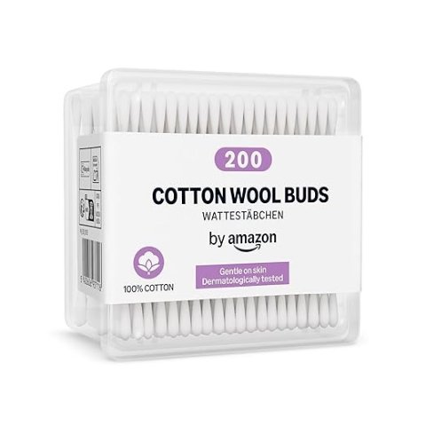 Amazon Wattestabchen 棉花棒 200支
