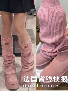 UGG蹲补货！北美限定欧区终于有了@Not that cc甜心粉堆堆袜厚底靴