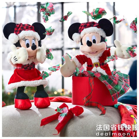 Disney Minnie 圣诞毛绒玩具 34cm