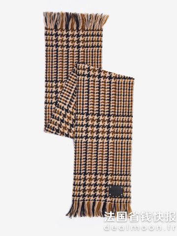千鸟格围巾