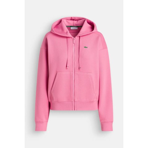 Lacoste 粉色卫衣夹克