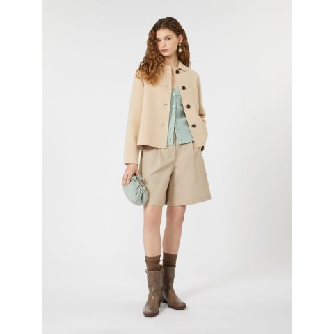 Wool Shirt Jacket Ivory