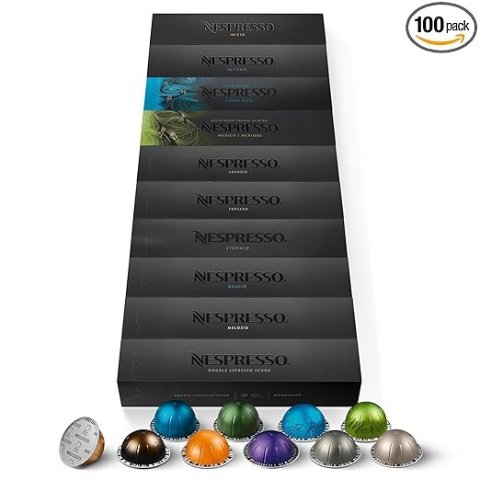 NespressoVertuo 中深烘咖啡胶囊 100粒