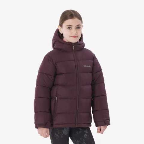 Columbia161-172cm码有货！大童羽绒服 酒红色