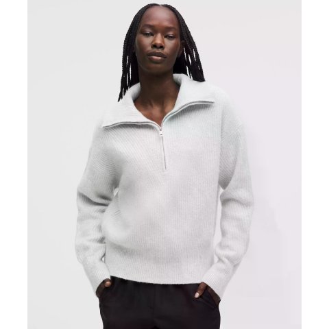 Alpaca 半拉链毛衣