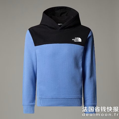 The North FaceBack Logo 女童宽松连帽卫衣